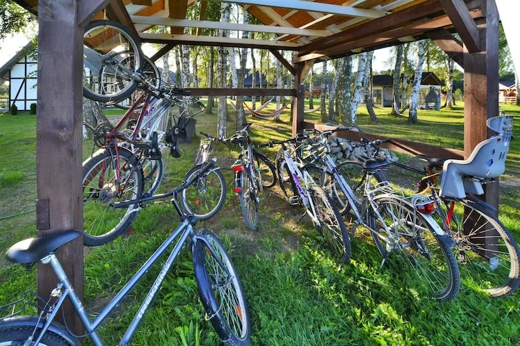 Piętrowy dom wakacyjny z tarasem 40 m2 dla 4 osób Jarosławiec-Tuinen zomer