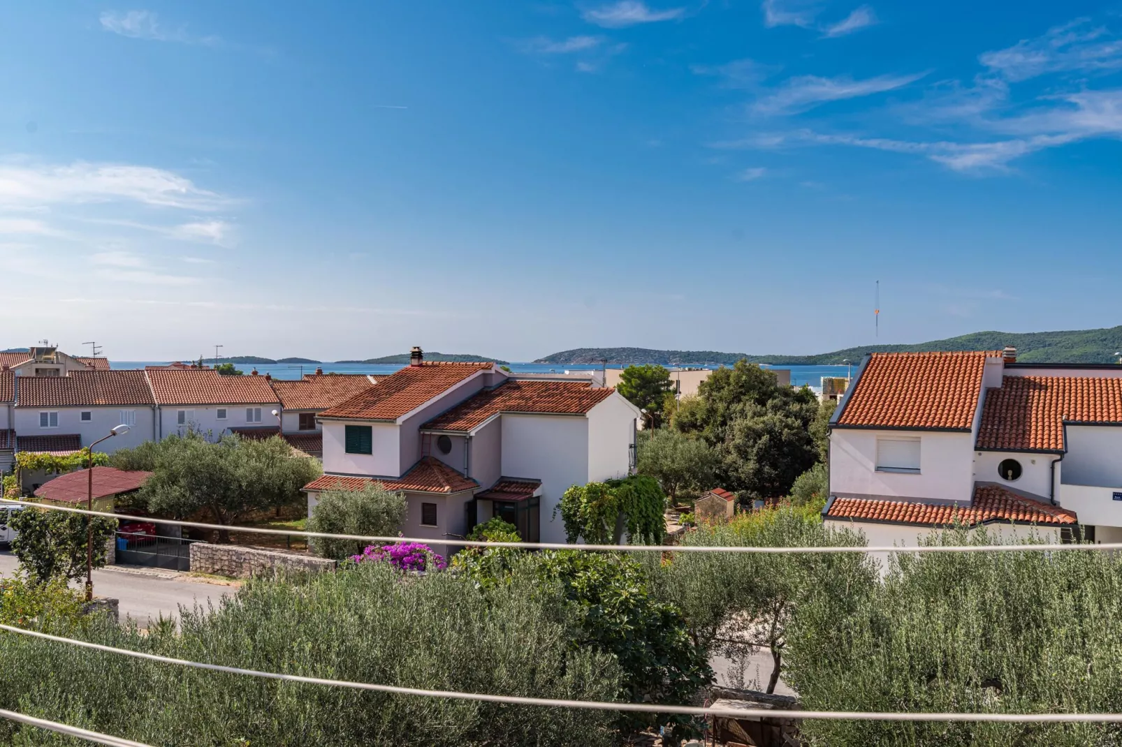 Apartments Bruna - one bedroom apartment A1-Uitzicht zomer