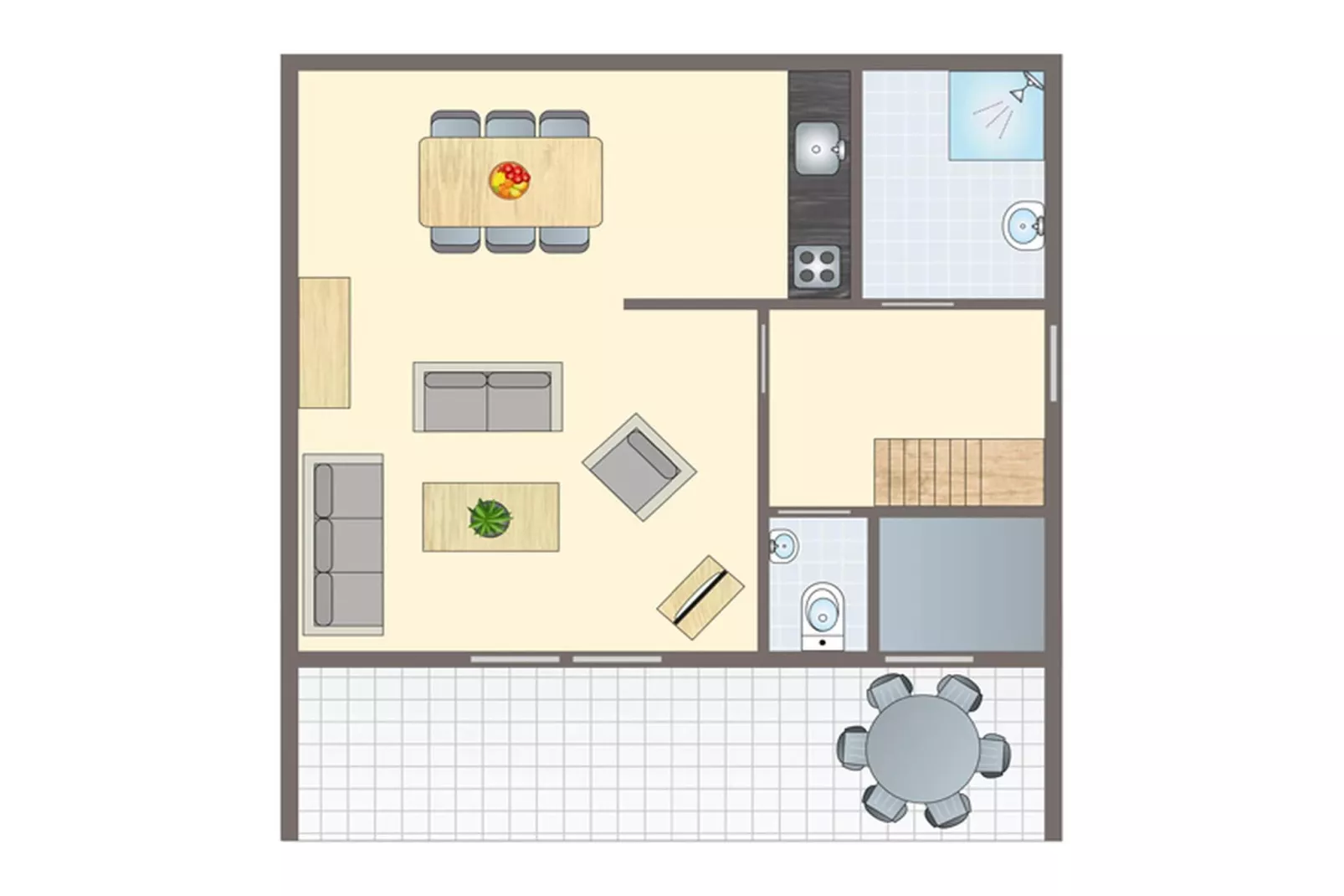 Vakantiepark Reevallis 6 - Plattegrond