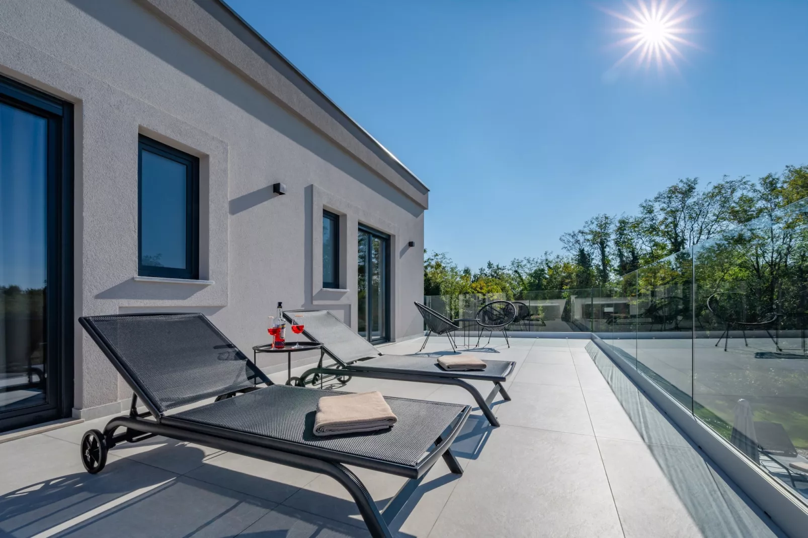 Villa Kalea with pool-Terras