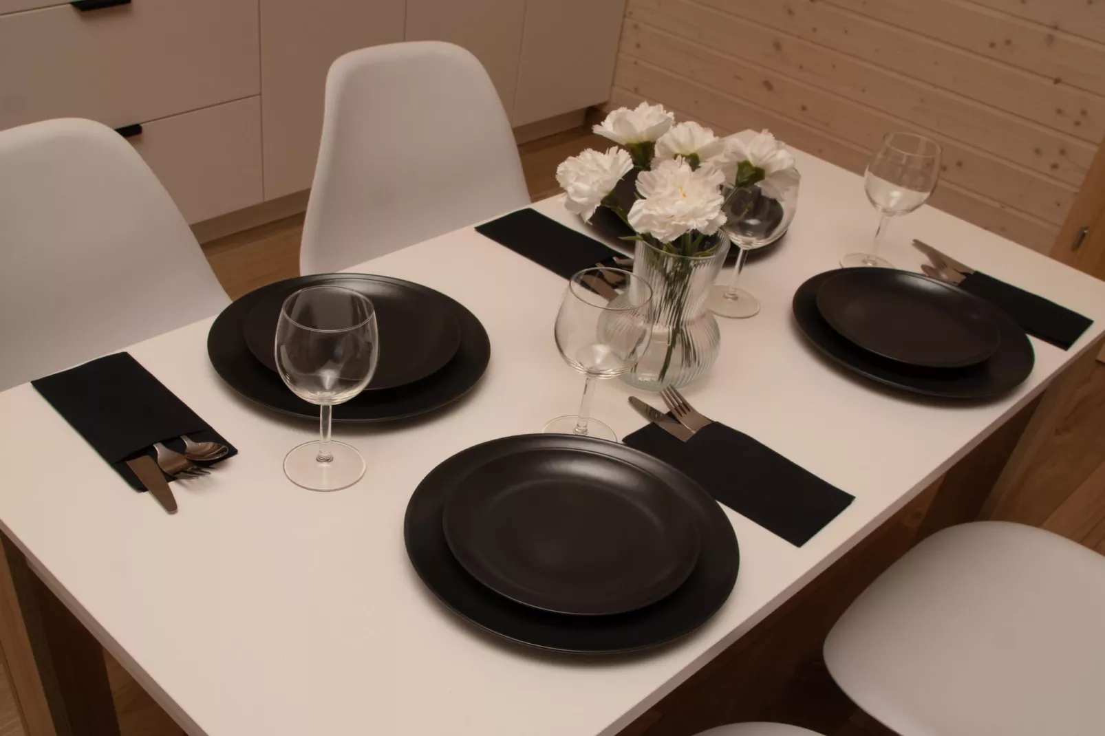 Skandynawskie domki letniskowe dla 4 osób Wicie-Eetkamer