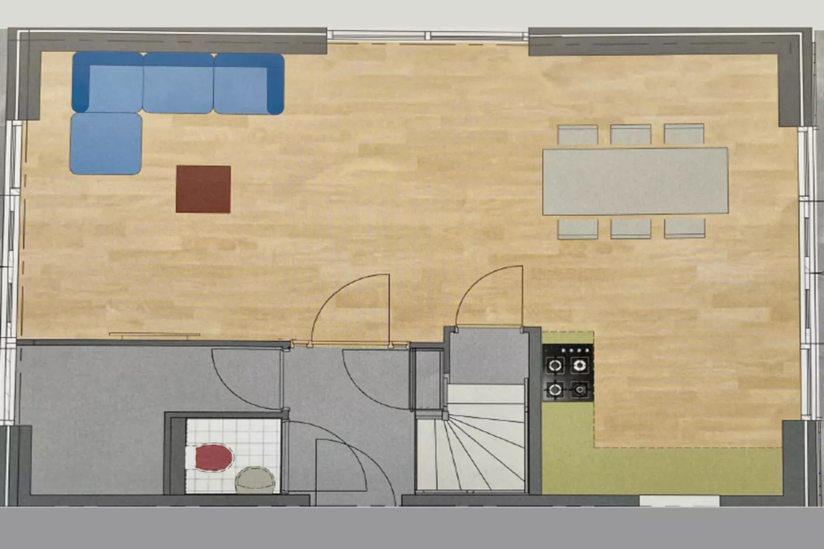 De Wielen 72 - Plattegrond