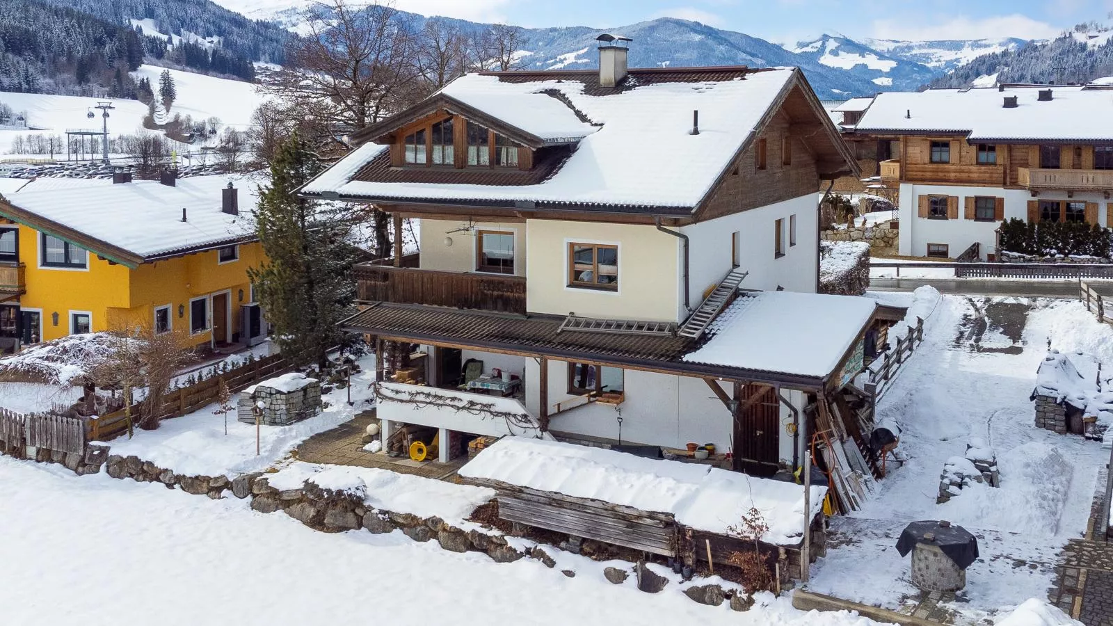 Appartement Brixnerwirt II-Exterieur winter