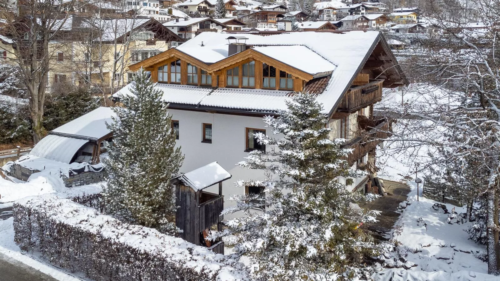 Appartement Brixnerwirt III - Exterieur winter