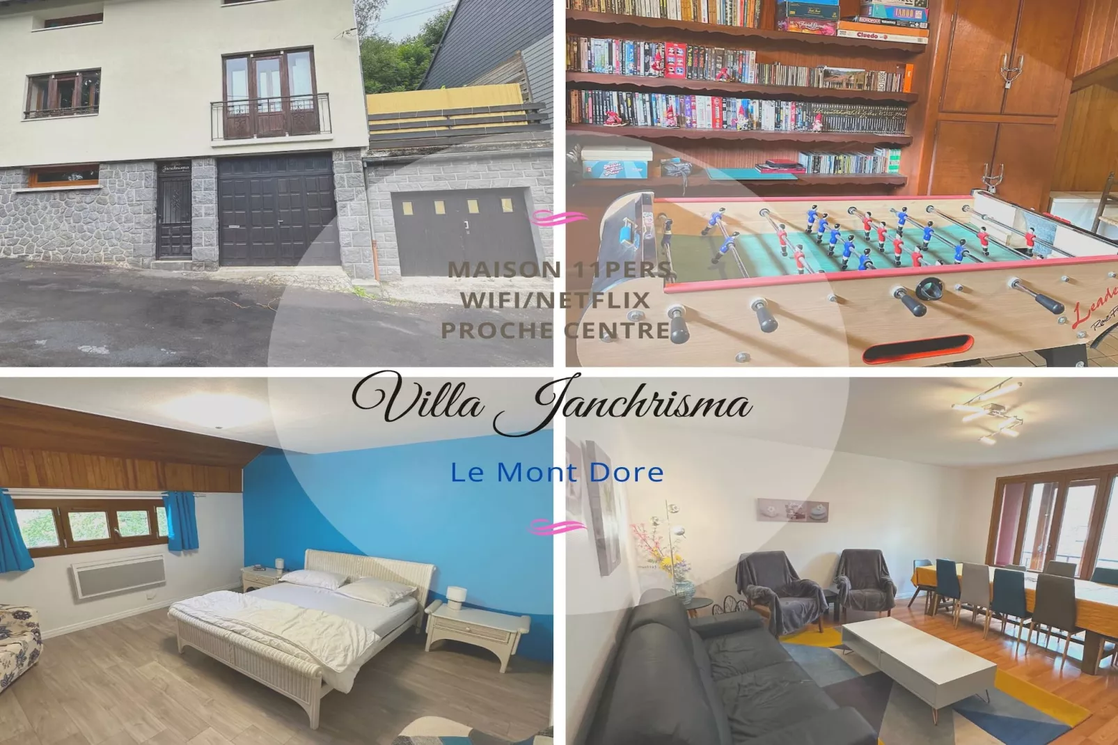 Villa Janchrisma - MontDore - 11pers - Buitenkant zomer