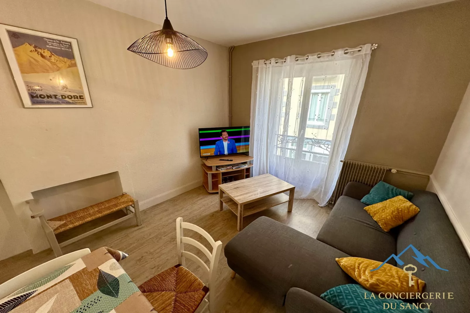 Villa Michel Le Mont Dore 10pers - Woonkamer