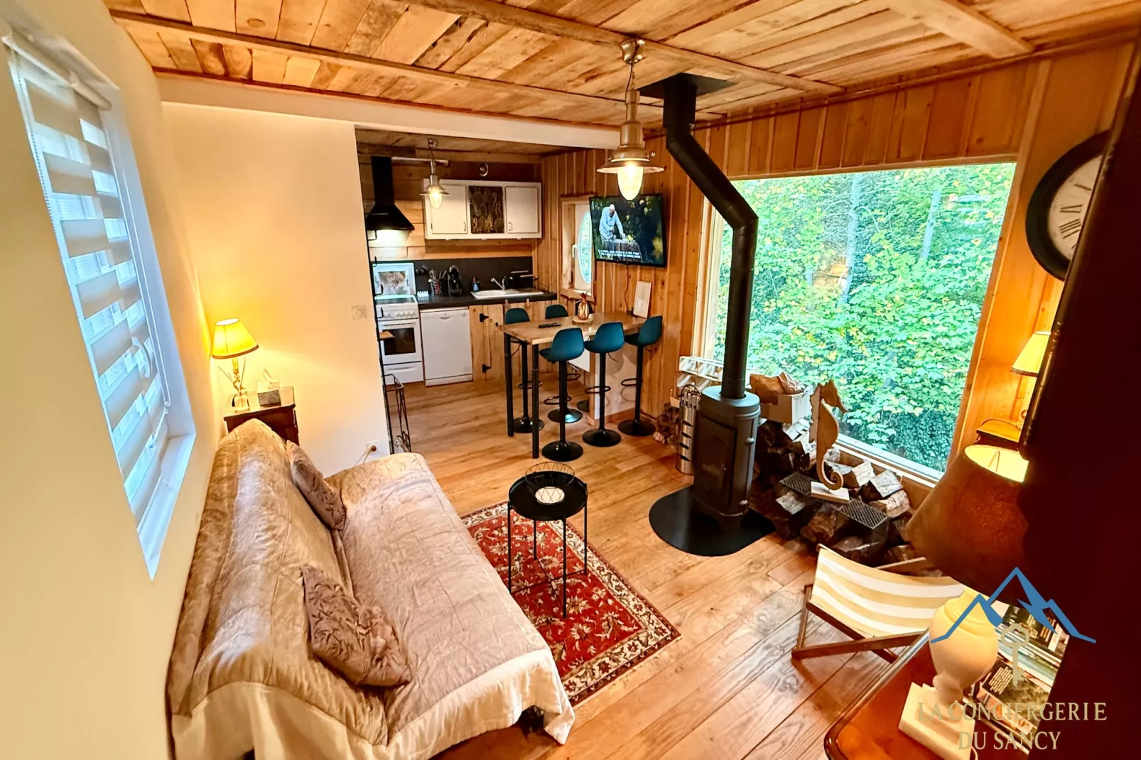 La Maison du Trappeur Le Mont Dore-Woonkamer