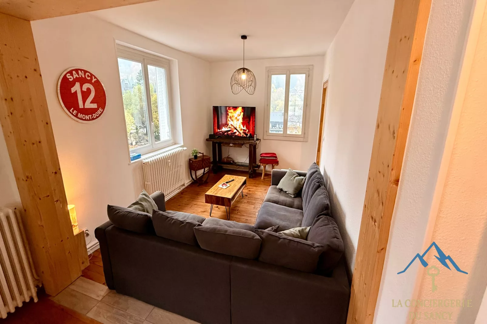 Le Mont Dole Duplex 11 pers - Woonkamer