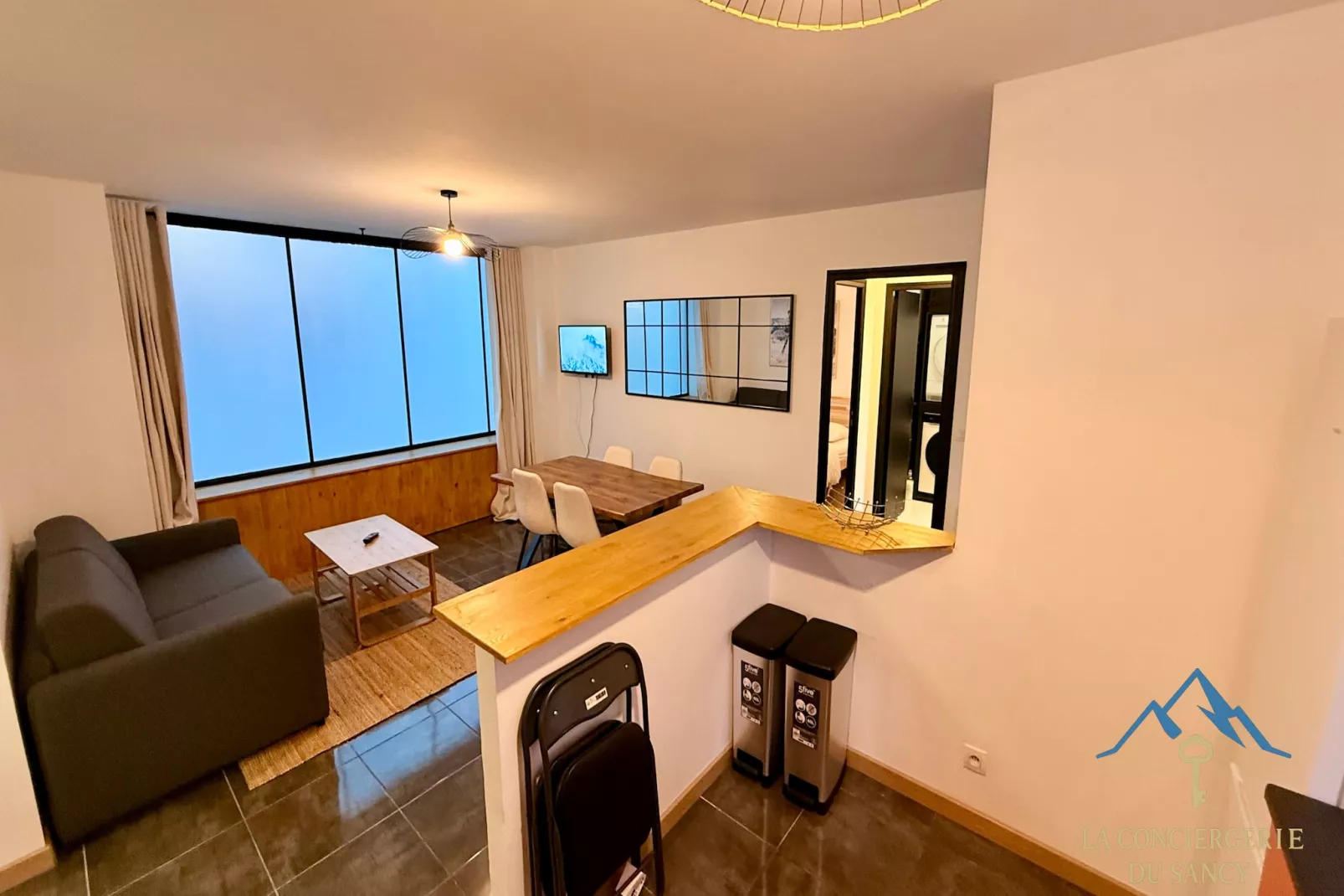 Le Cocon des Cimes Le Mont Dore 6pers - Woonkamer