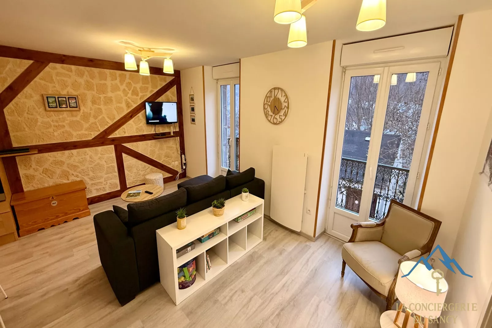 Le Capucine 4 Le Mont Dore 4/6 pers - Woonkamer