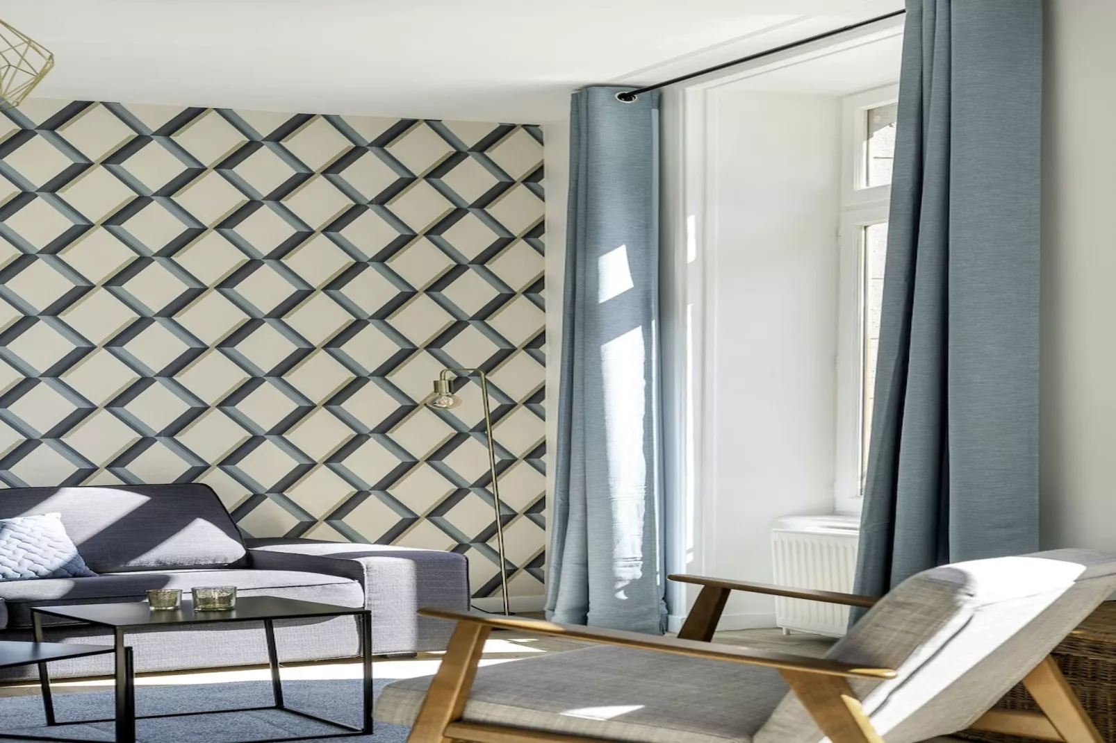 Villa Pax 2 - La Bourboule 4pers-Woonkamer