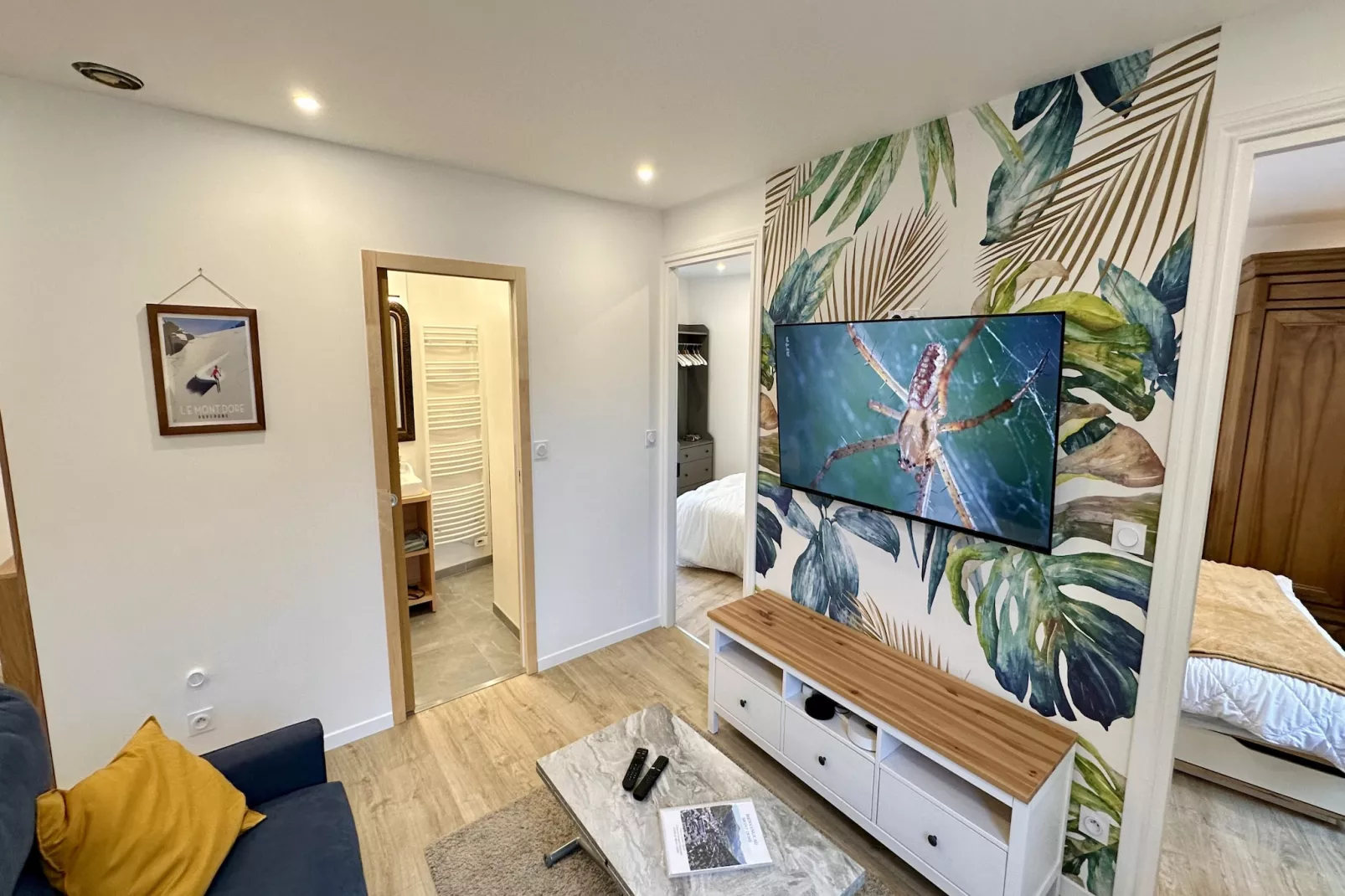 Le Haut de St Jean 4/6 pers Le Mont Dore - Woonkamer