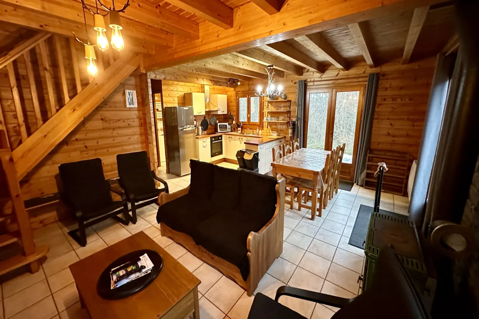 Chalet O Mont Dore 6pers - Woonkamer