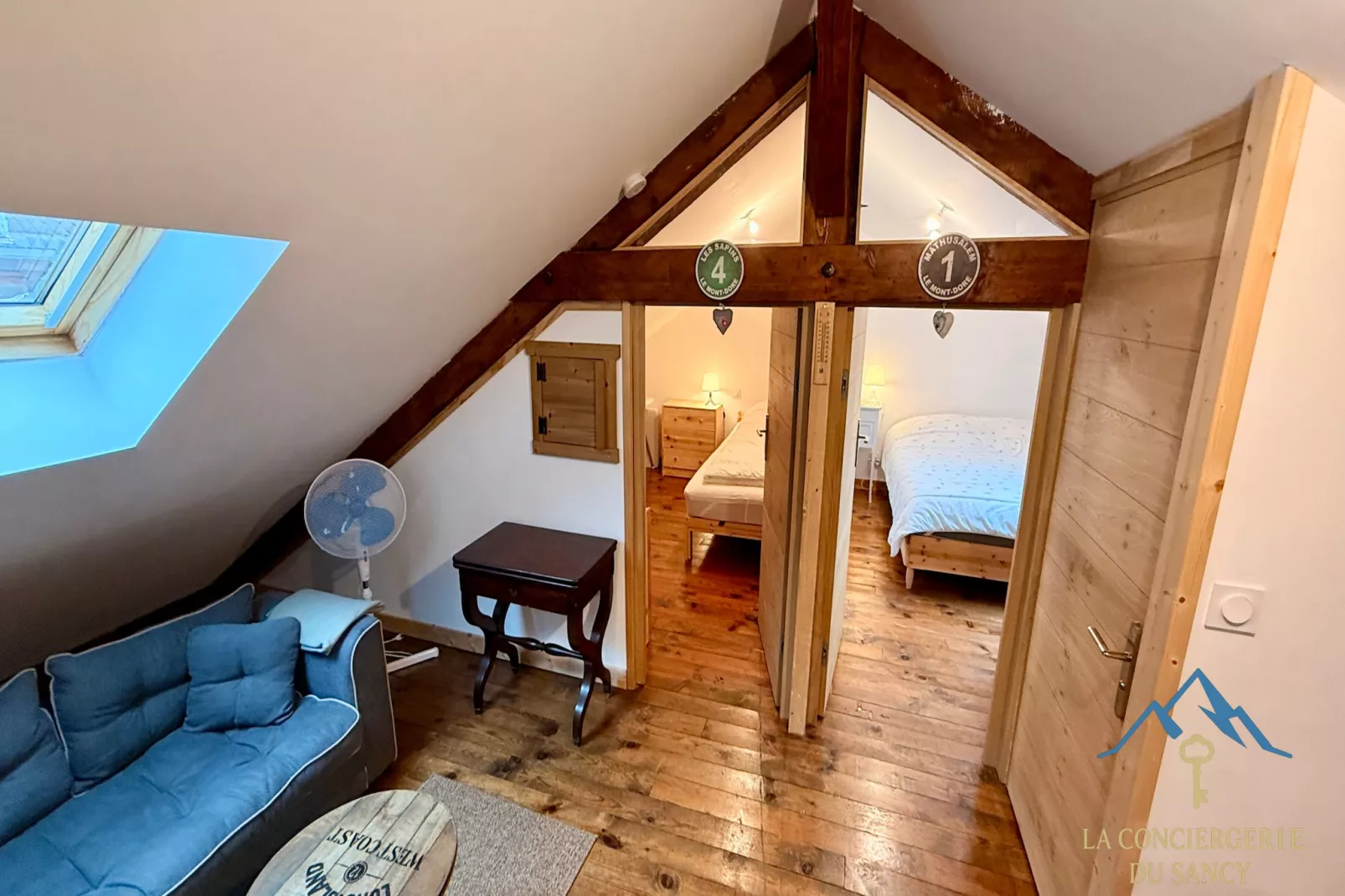 Le Mont Dole Duplex 11 pers - Woonkamer
