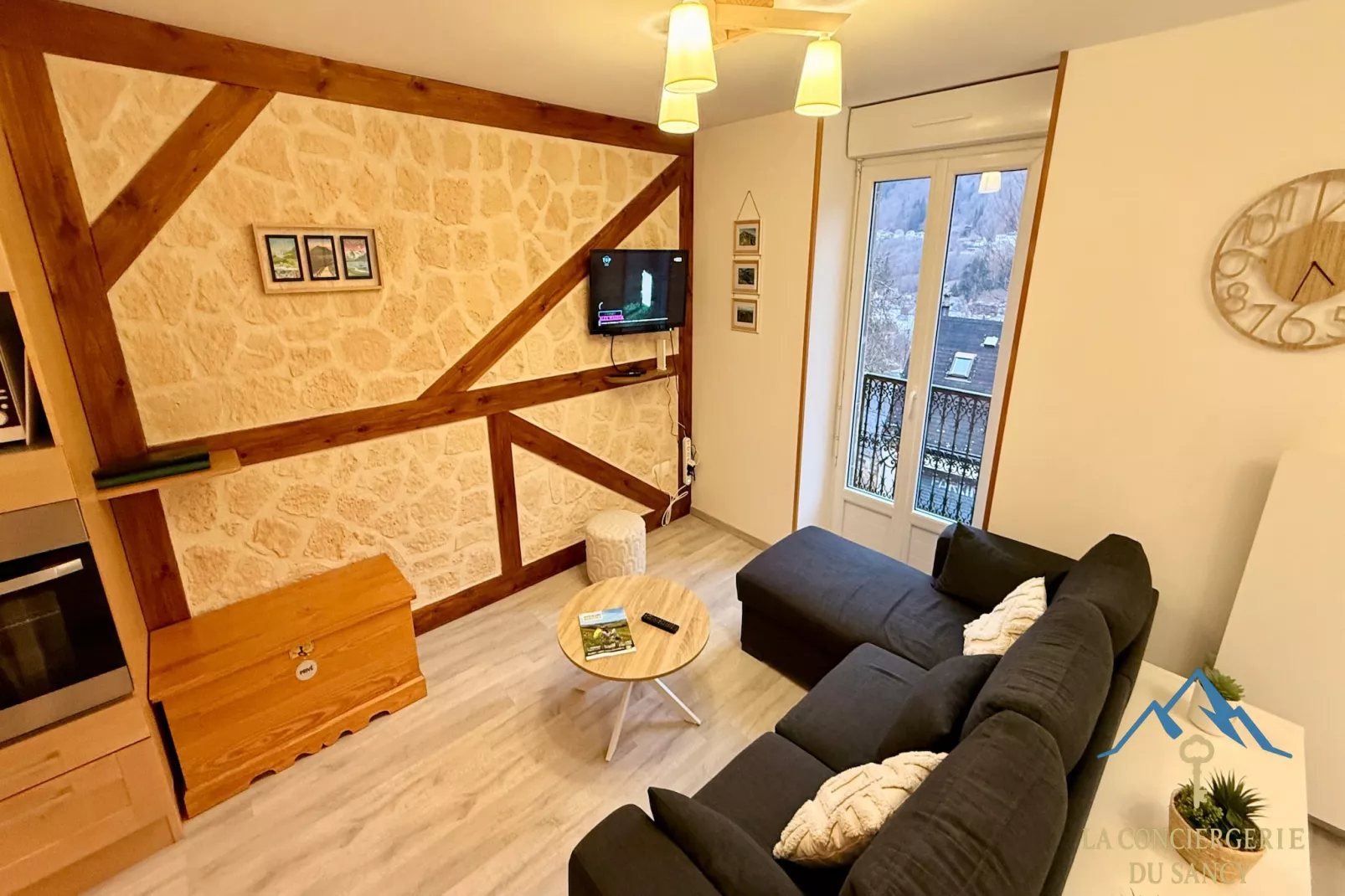 Le Capucine 4 Le Mont Dore 4/6 pers - Woonkamer