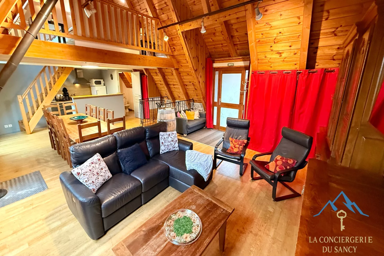 La Grange BOREL 12 pers Murat Le Quaire - Woonkamer
