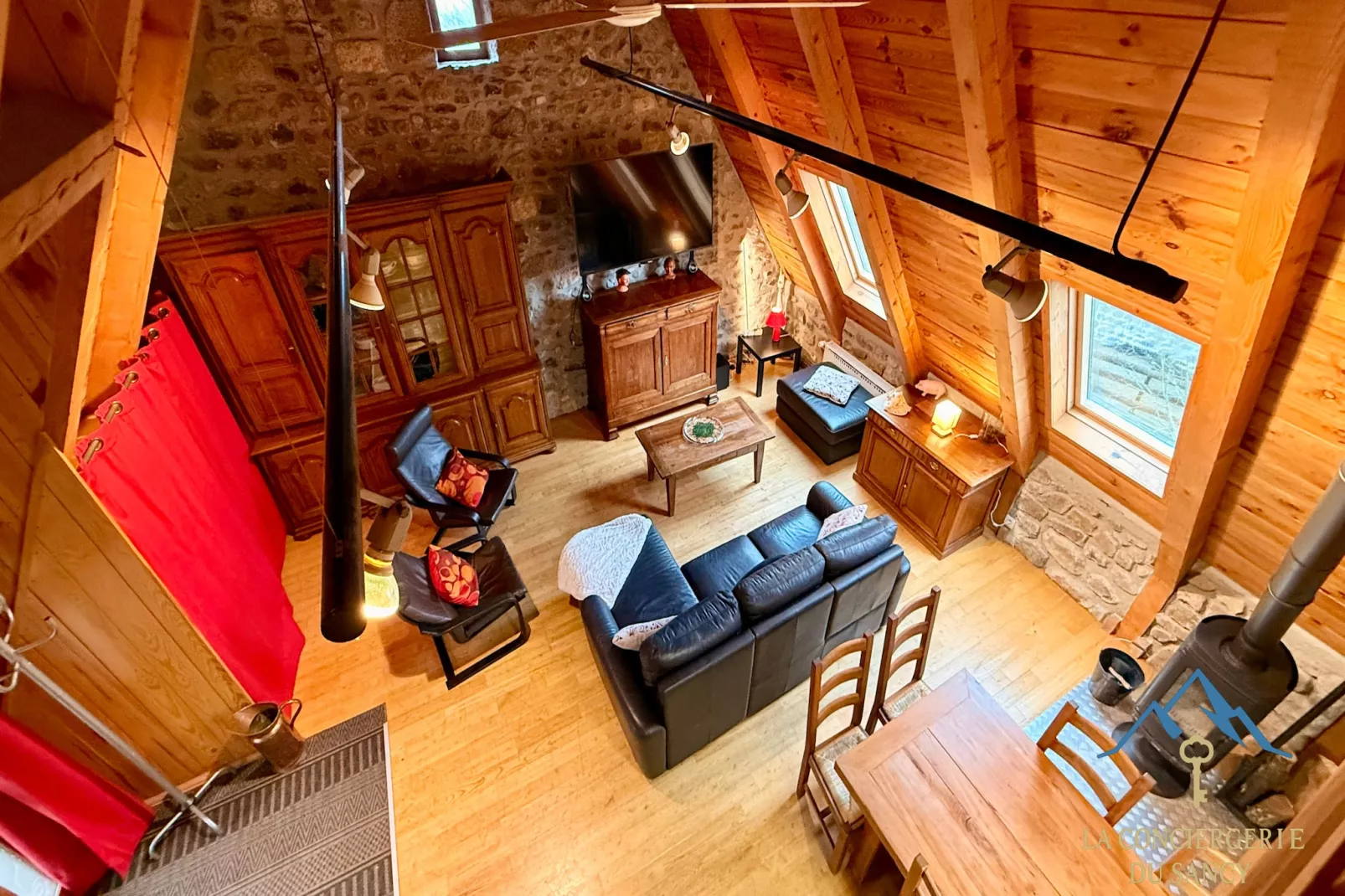 La Grange BOREL 12 pers Murat Le Quaire - Woonkamer