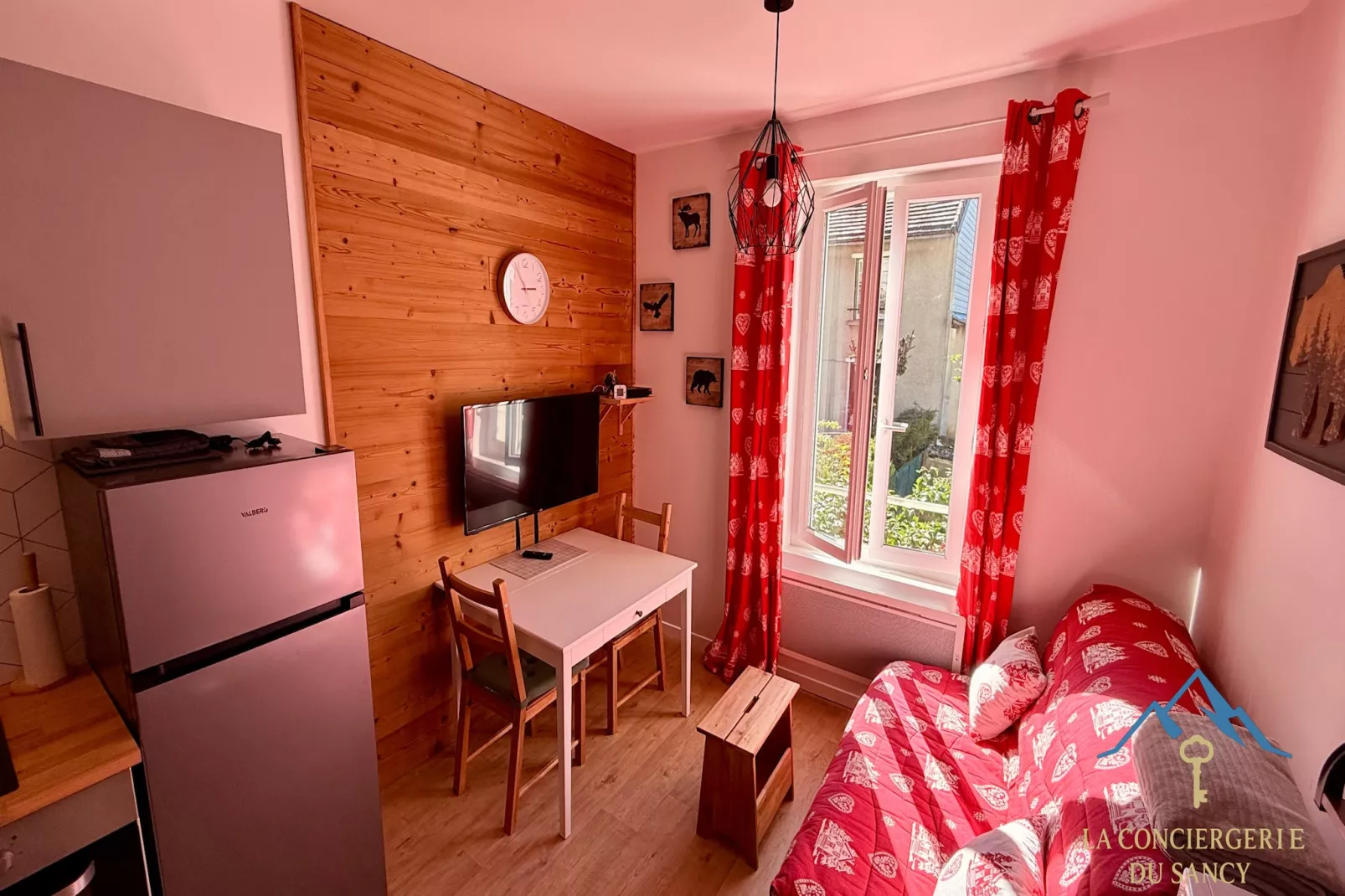 Les Brumes 2 Le Mont Dore 2/4pers - Woonkamer