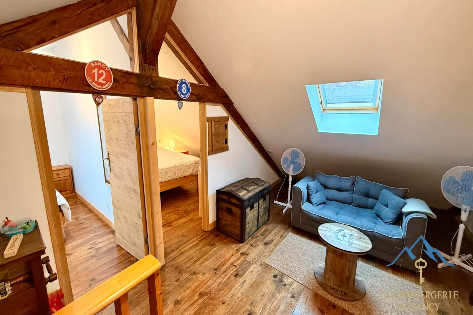 Le Mont Dole Duplex 11 pers - Woonkamer