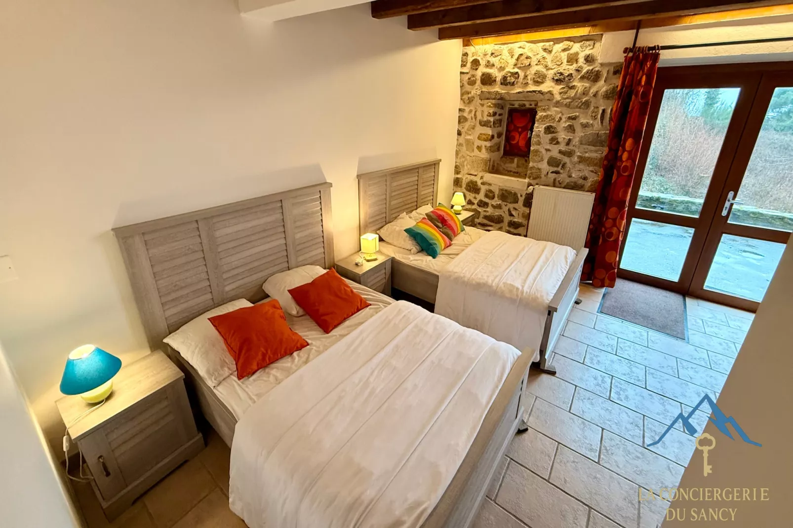 La Grange BOREL 12 pers Murat Le Quaire - Slaapkamer