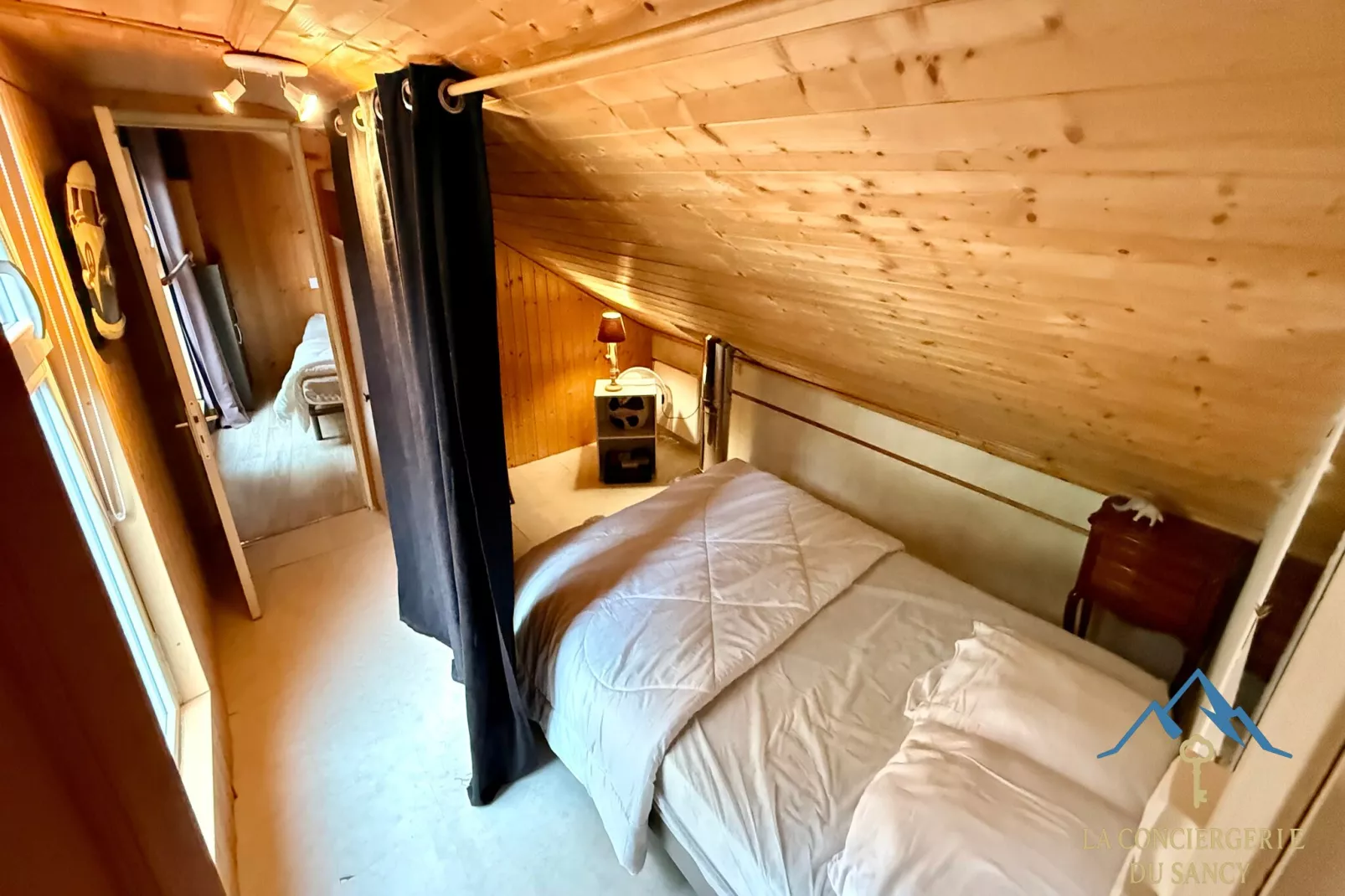 La Maison du Trappeur Le Mont Dore-Slaapkamer