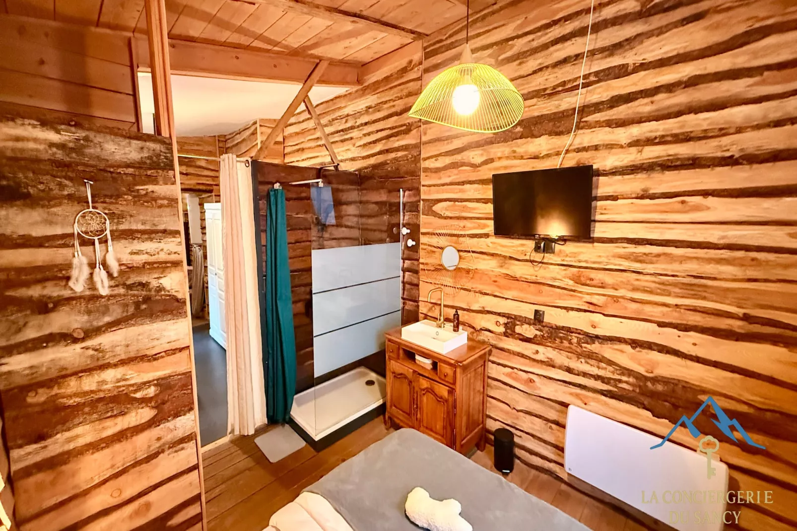 La Cabane des Sources Le Mont Dore 2pers-Badkamer