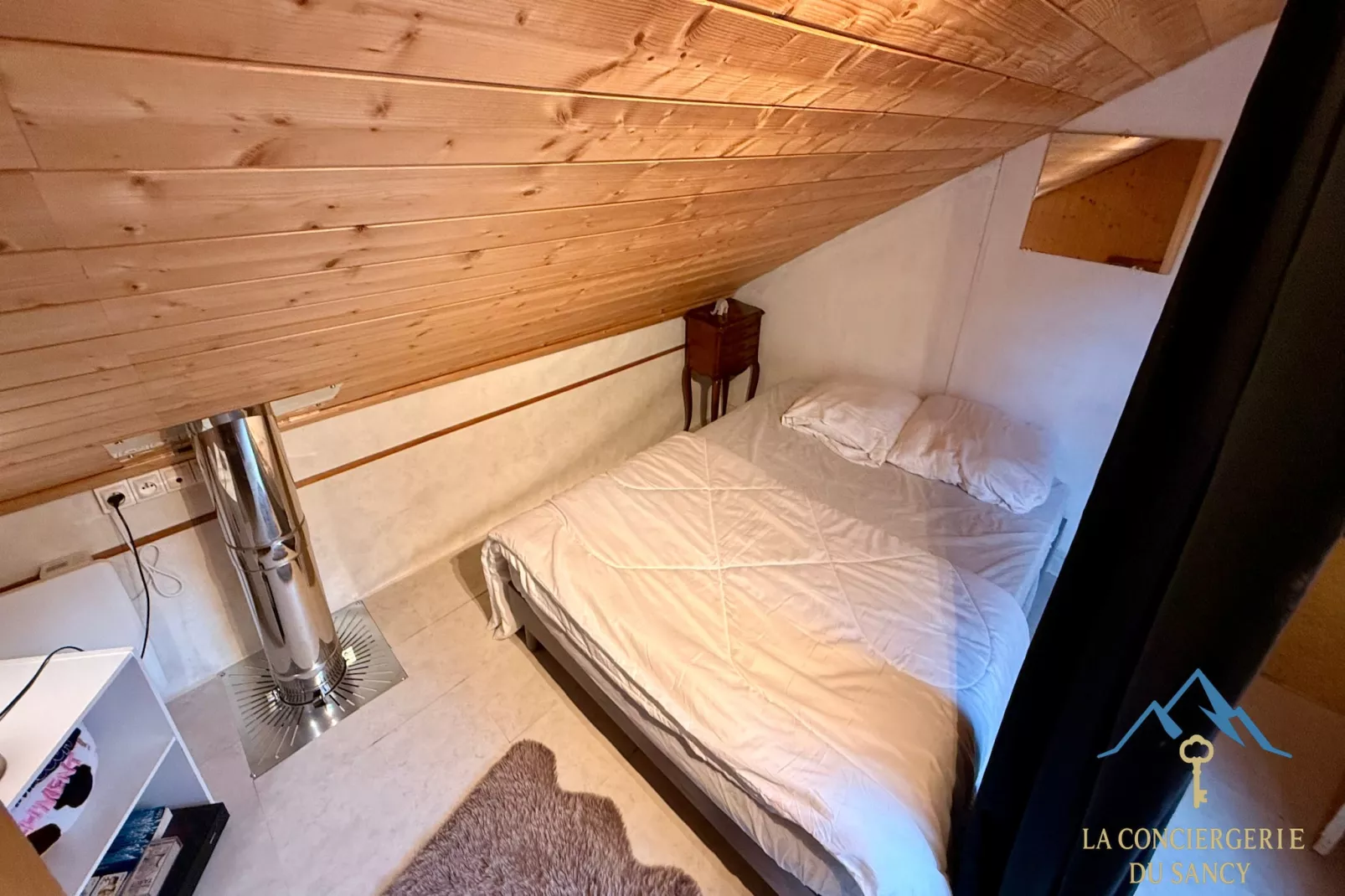 La Maison du Trappeur Le Mont Dore-Slaapkamer