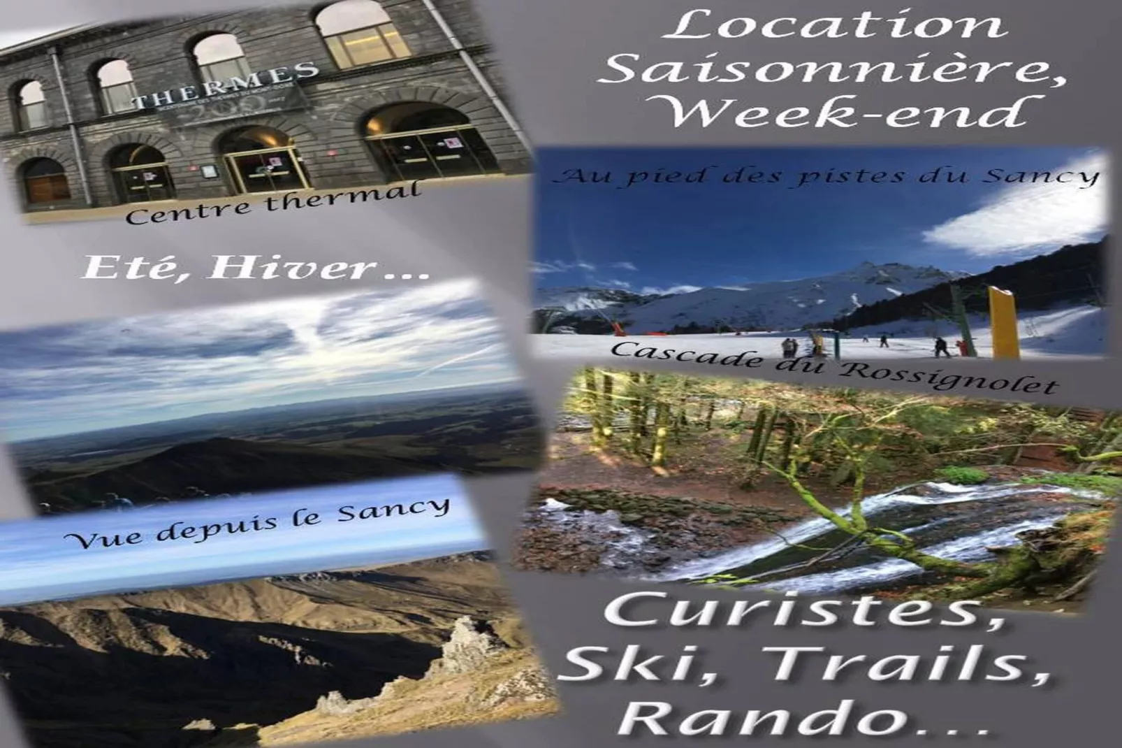 Le Buisson - 4pers Mont Dore Centre - Gebieden zomer 1km