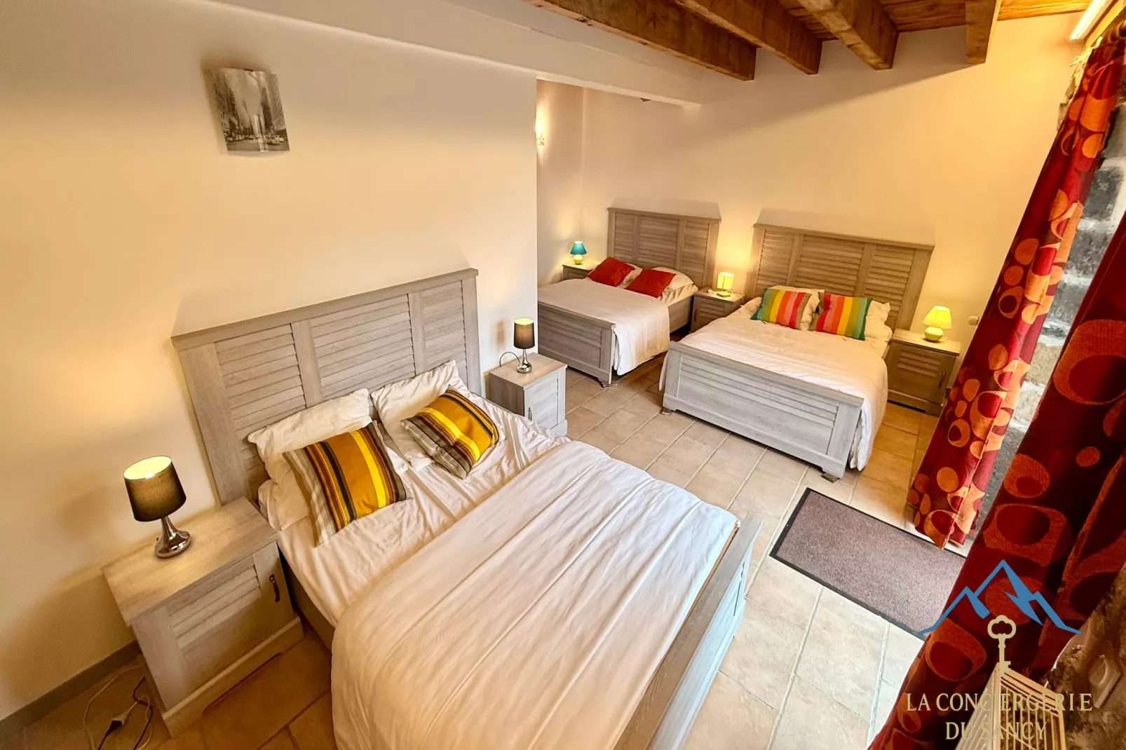 La Grange BOREL 12 pers Murat Le Quaire - Slaapkamer