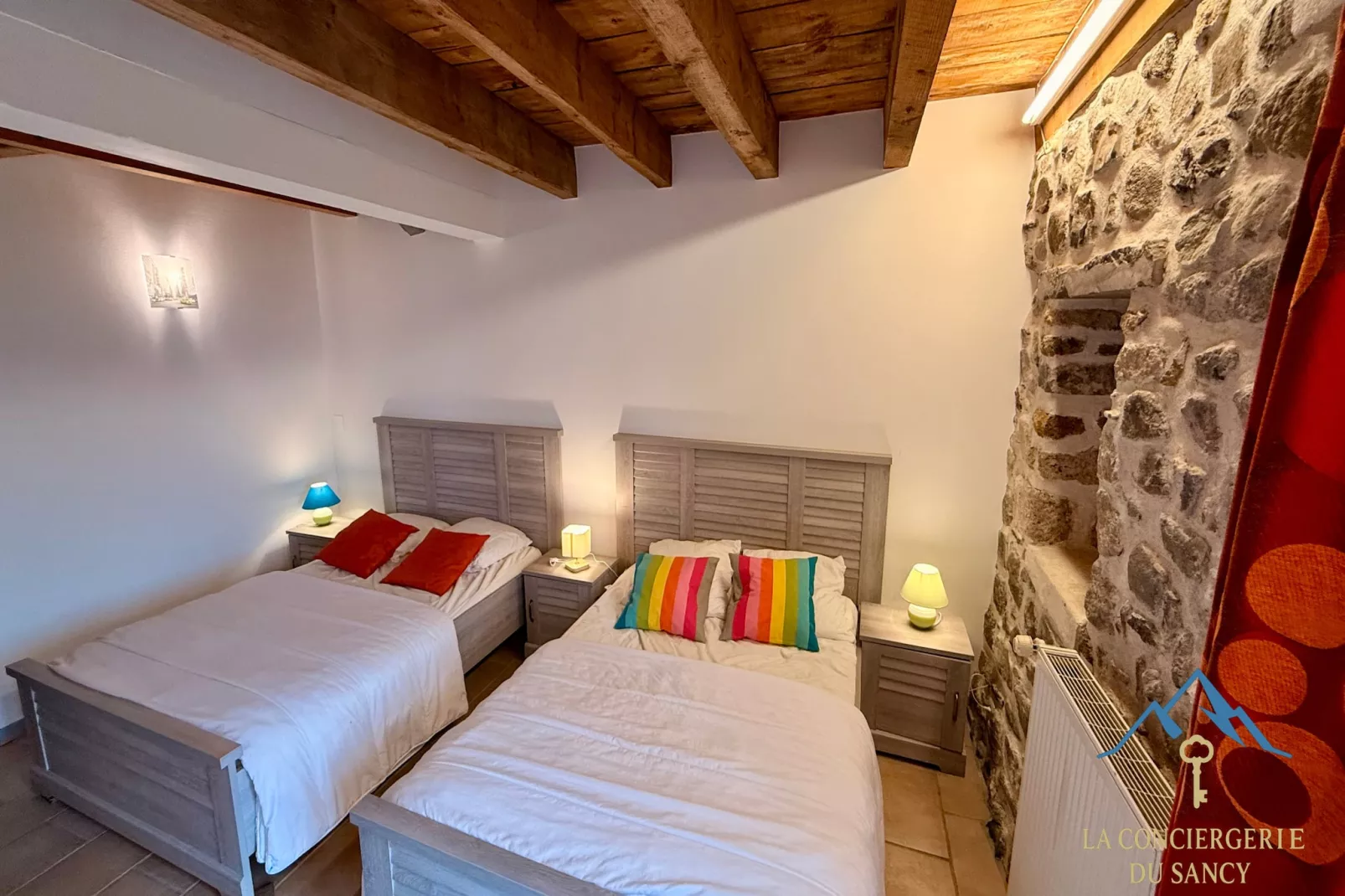 La Grange BOREL 12 pers Murat Le Quaire - Slaapkamer