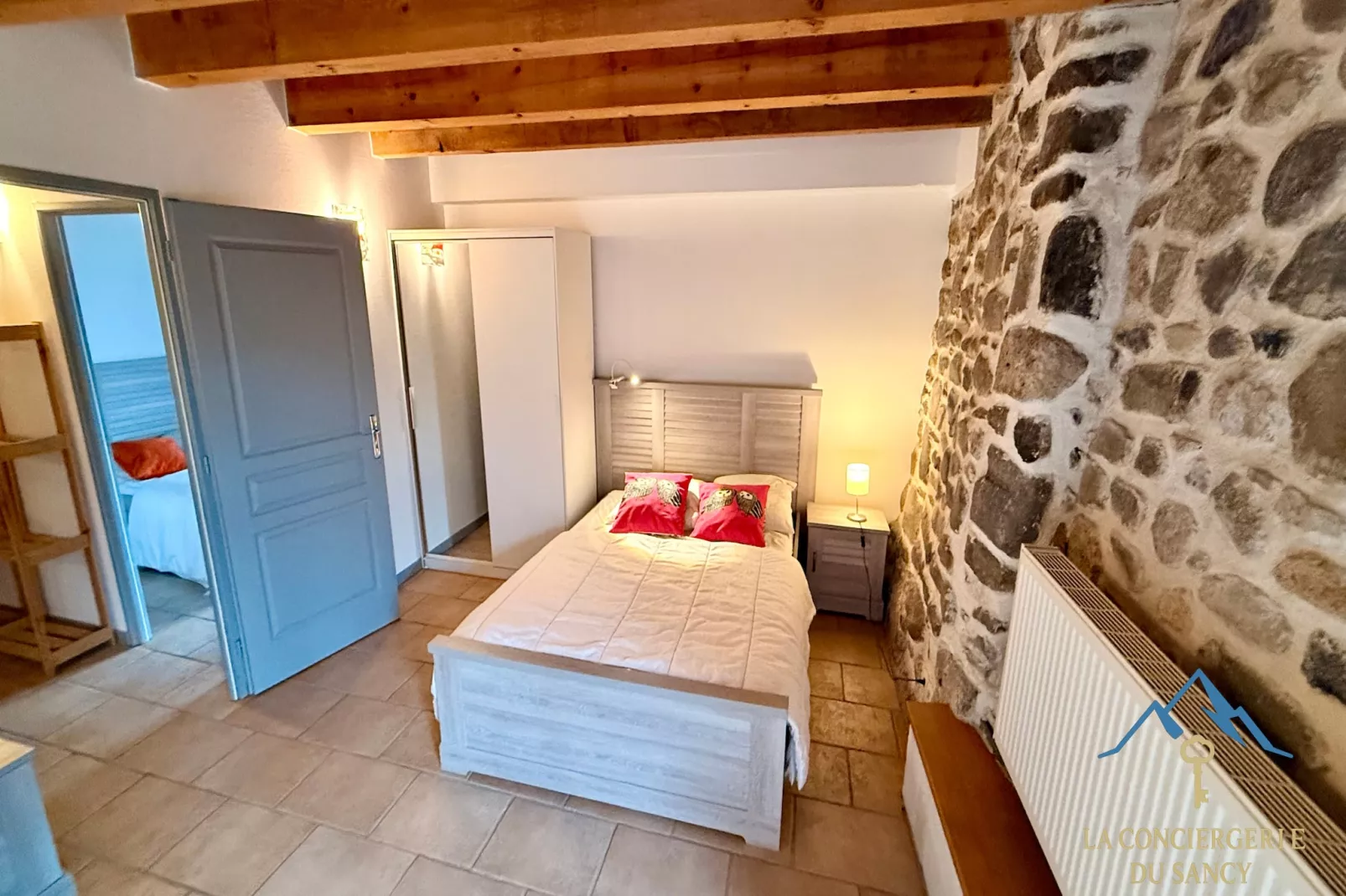La Grange BOREL 12 pers Murat Le Quaire - Slaapkamer