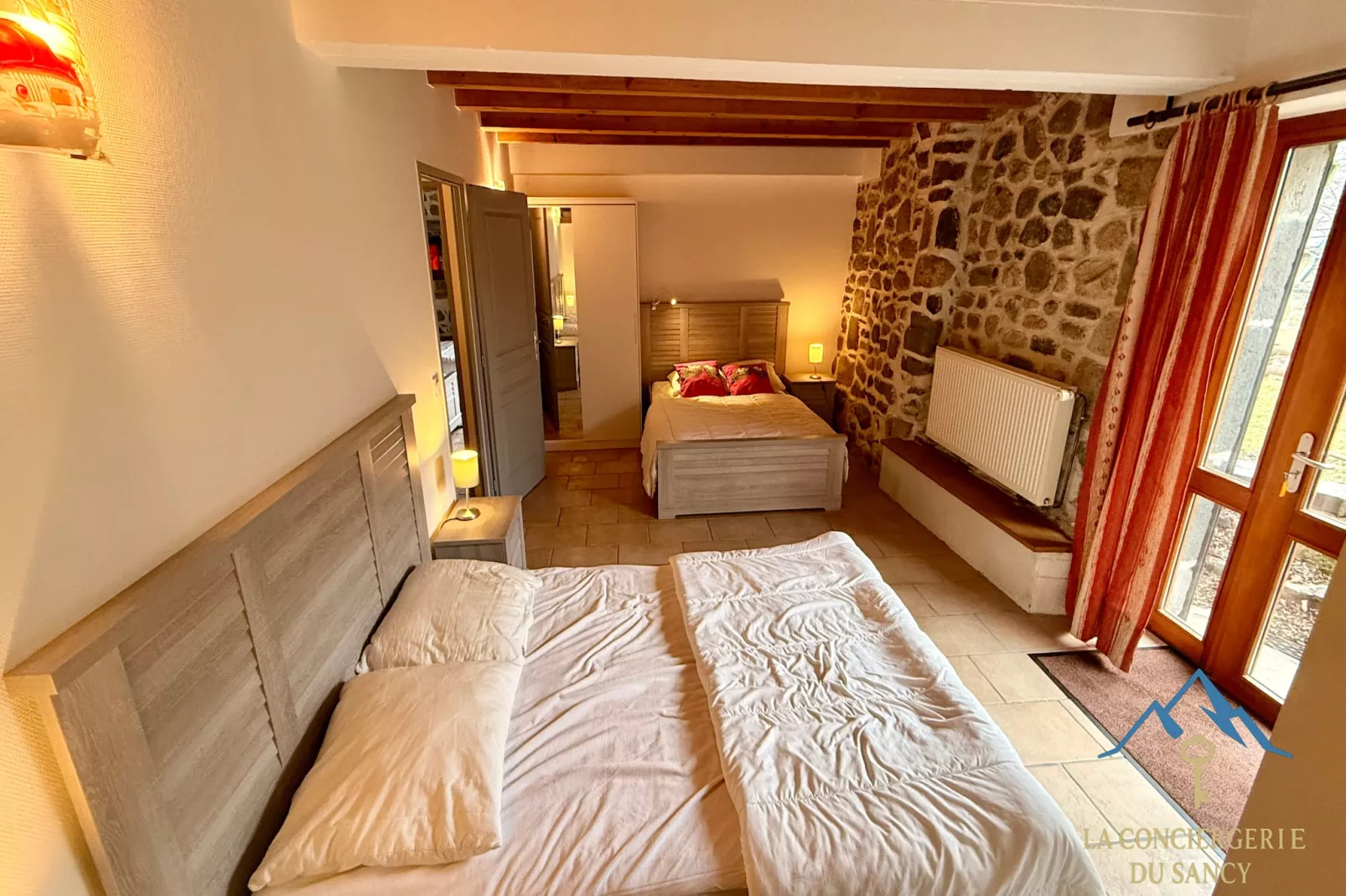 La Grange BOREL 12 pers Murat Le Quaire - Slaapkamer