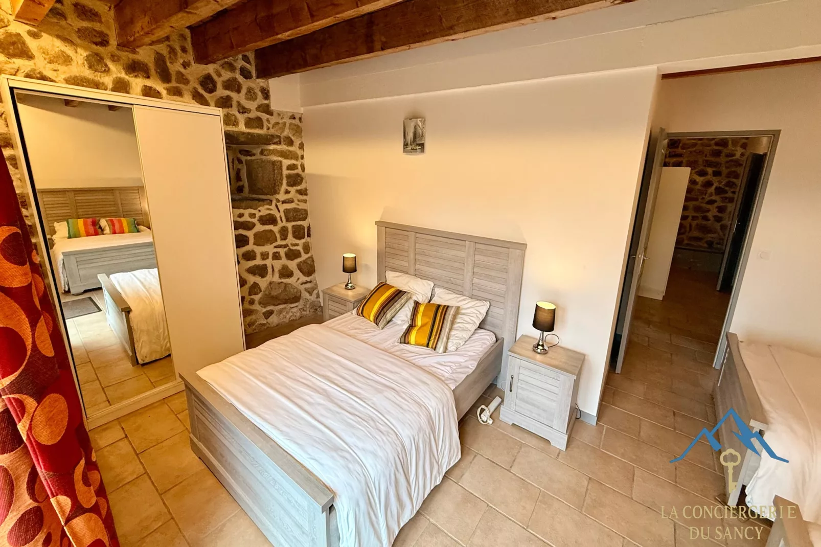 La Grange BOREL 12 pers Murat Le Quaire - Slaapkamer