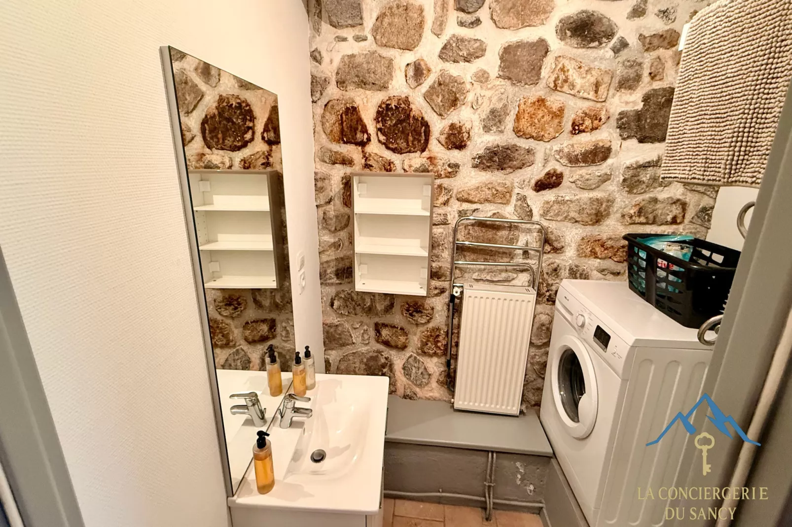 La Grange BOREL 12 pers Murat Le Quaire - Badkamer