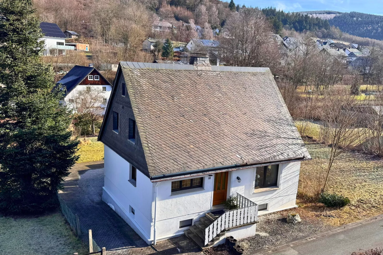 Friedas Ferienhaus Olsberg-Buitenkant zomer