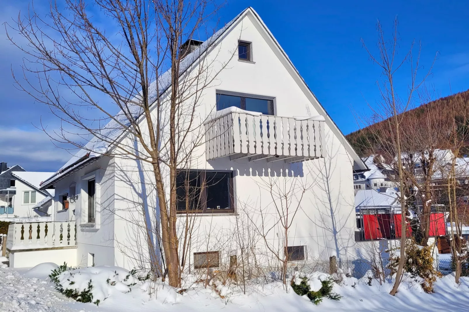 Friedas Ferienhaus Olsberg-Exterieur winter