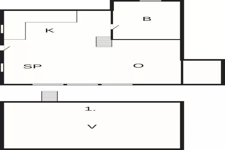 4 persoons vakantie huis in Skagen - Plattegrond