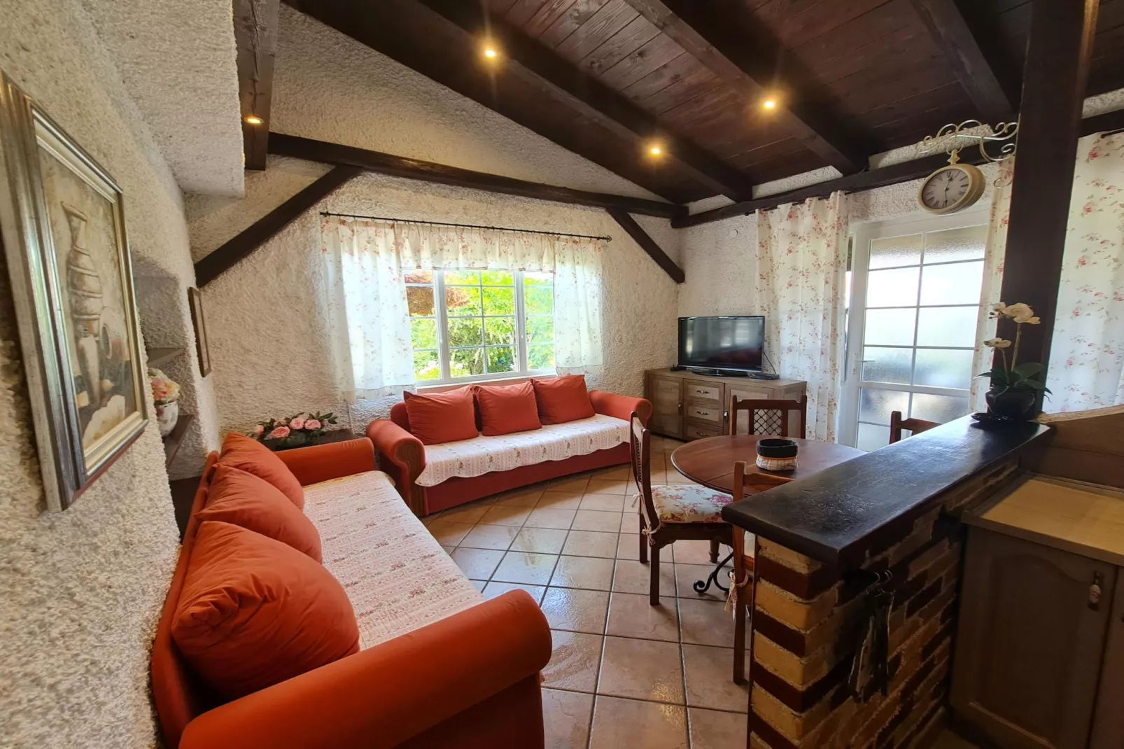 Apartment Erna in Porec, Istria - Woonkamer