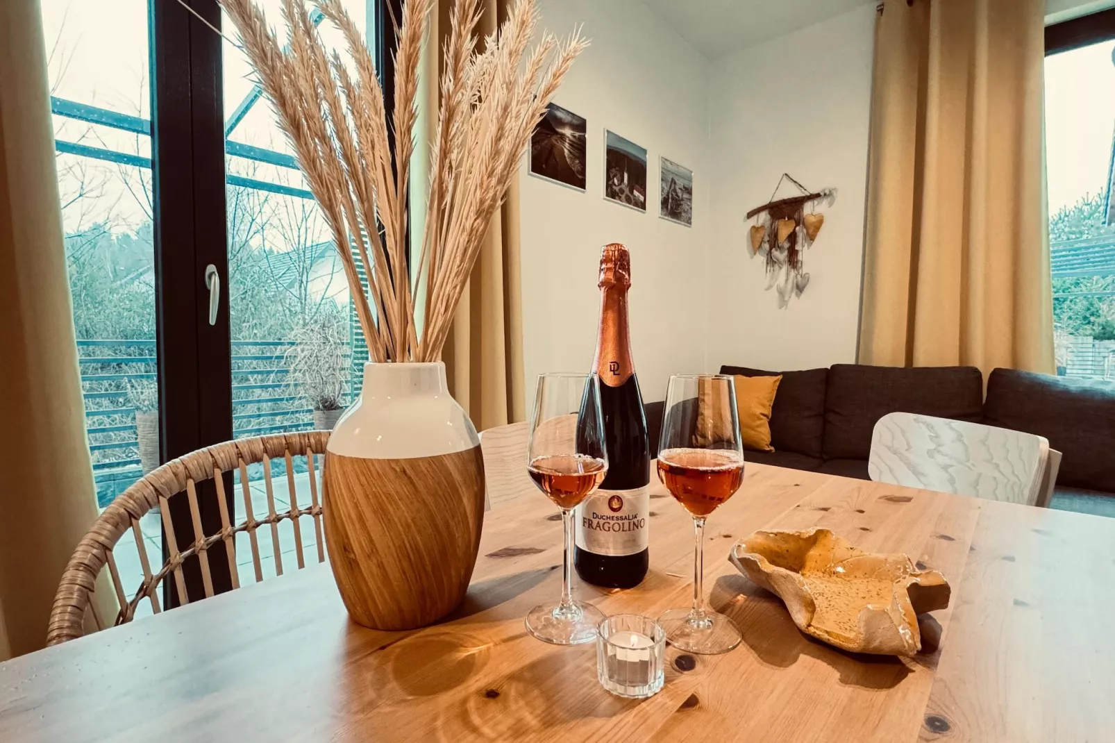 Dom wakacyjny Wilcza 12a dla 6 osób-Woonkamer