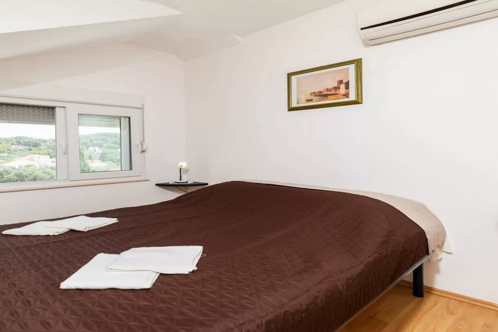 Apartments Fran-Two Bedroom Apartment with Balcony and Sea View ( Fran 2 )-Slaapkamer