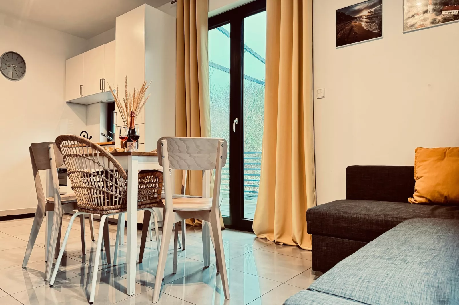 Dom wakacyjny Wilcza 12a dla 3 osób-Woonkamer