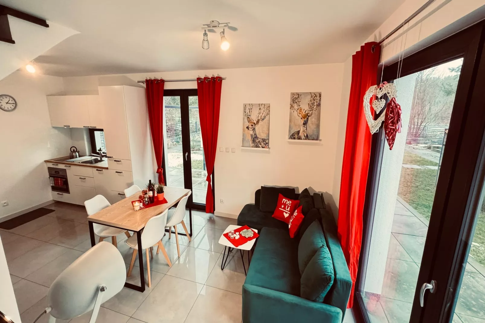 Dom wakacyjny Wilcza 12b dla 2 osób-Woonkamer