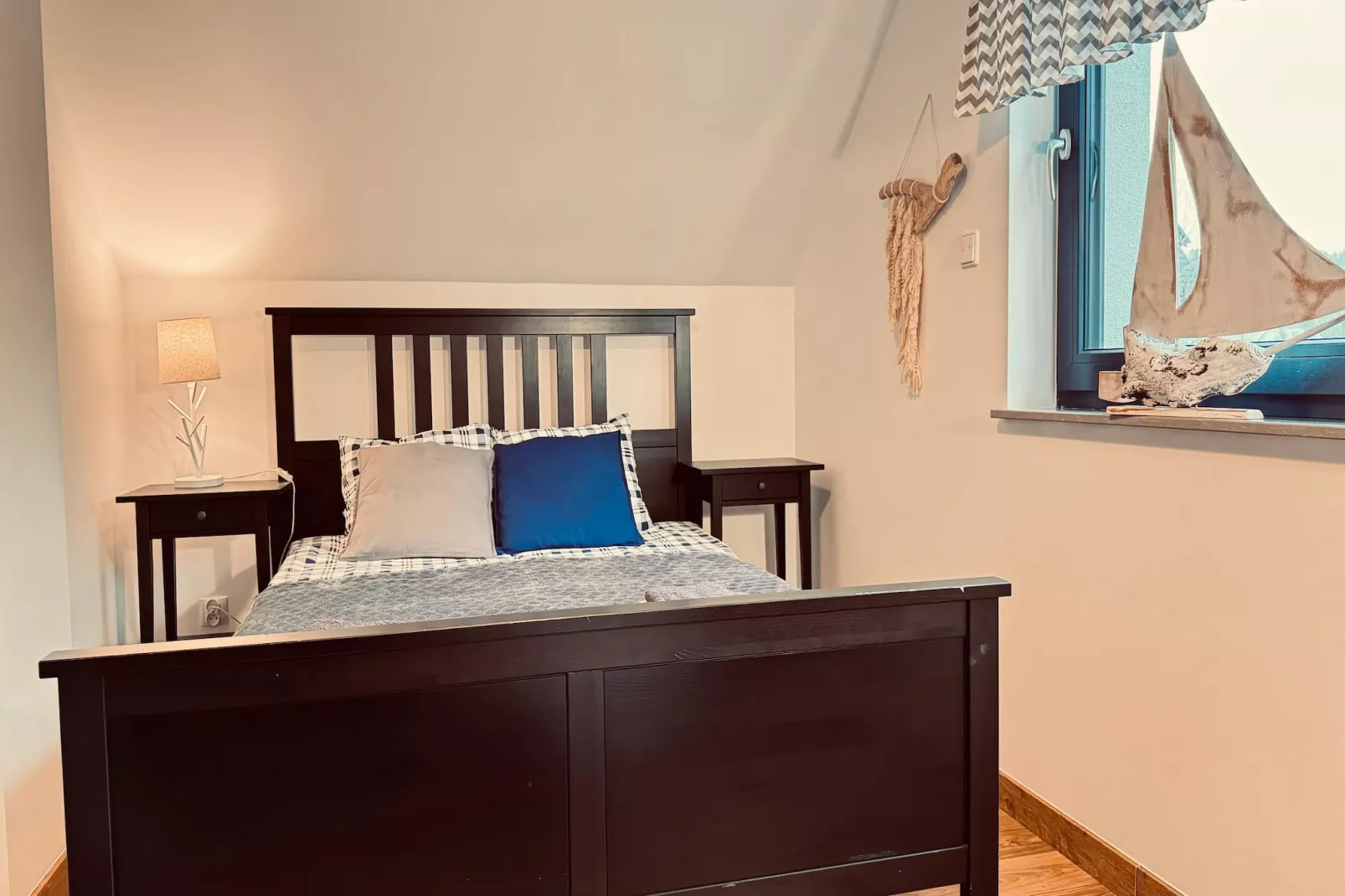 Dom wakacyjny Wilcza 12a dla 2 osób-Slaapkamer