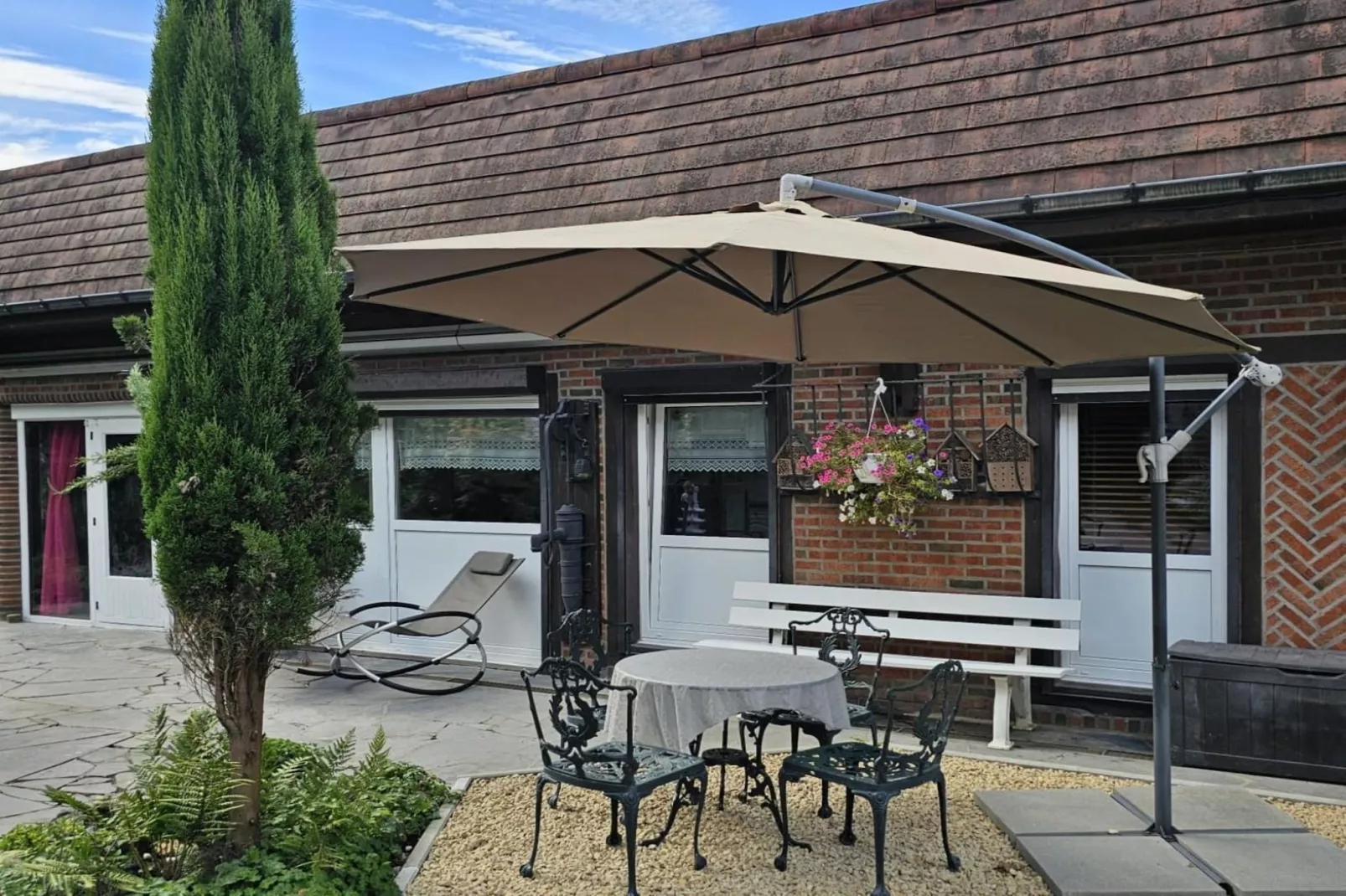 La Fermette du trône - Terrasbalkon