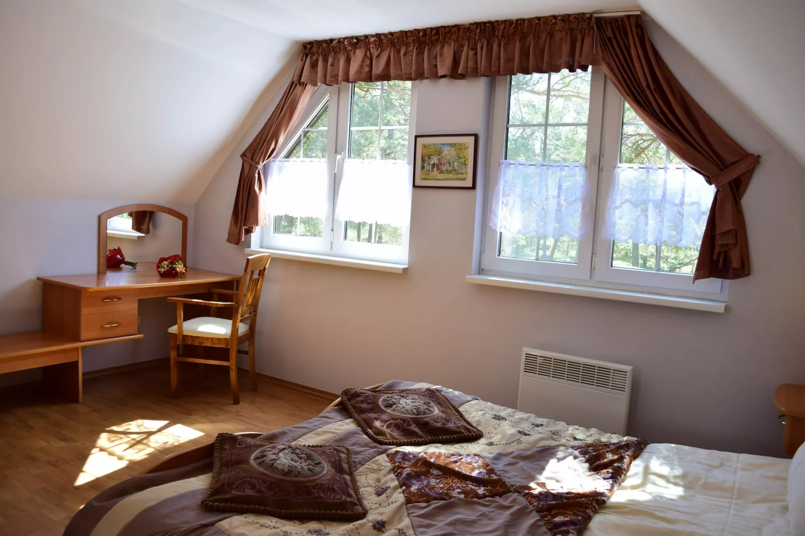 Piętrzowe domy wakacyjne w Rowach dla max 5 osób-Slaapkamer