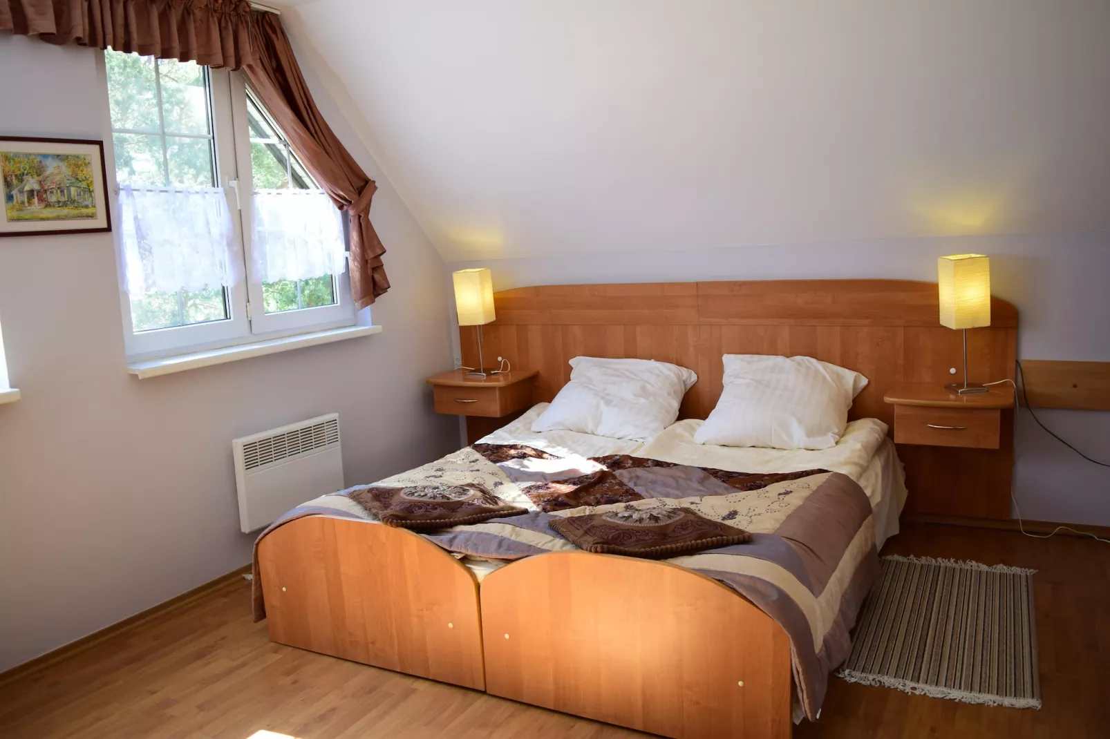 Piętrzowe domy wakacyjne w Rowach dla max 4 osób-Slaapkamer