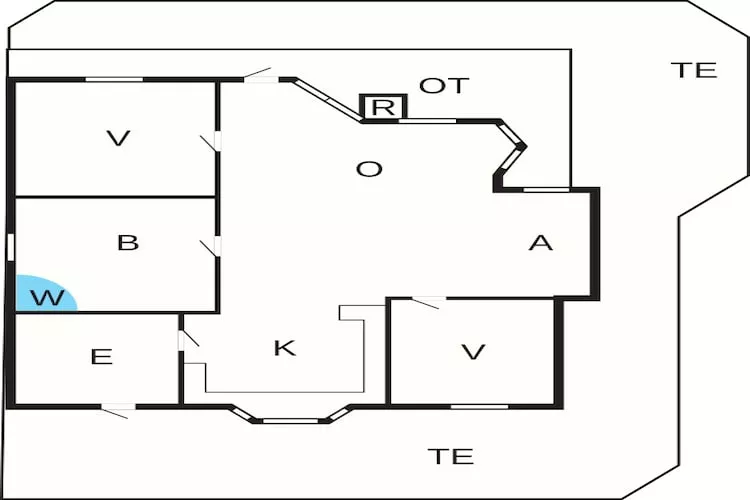 6 persoons vakantie huis in Løkken-By Traum - Plattegrond