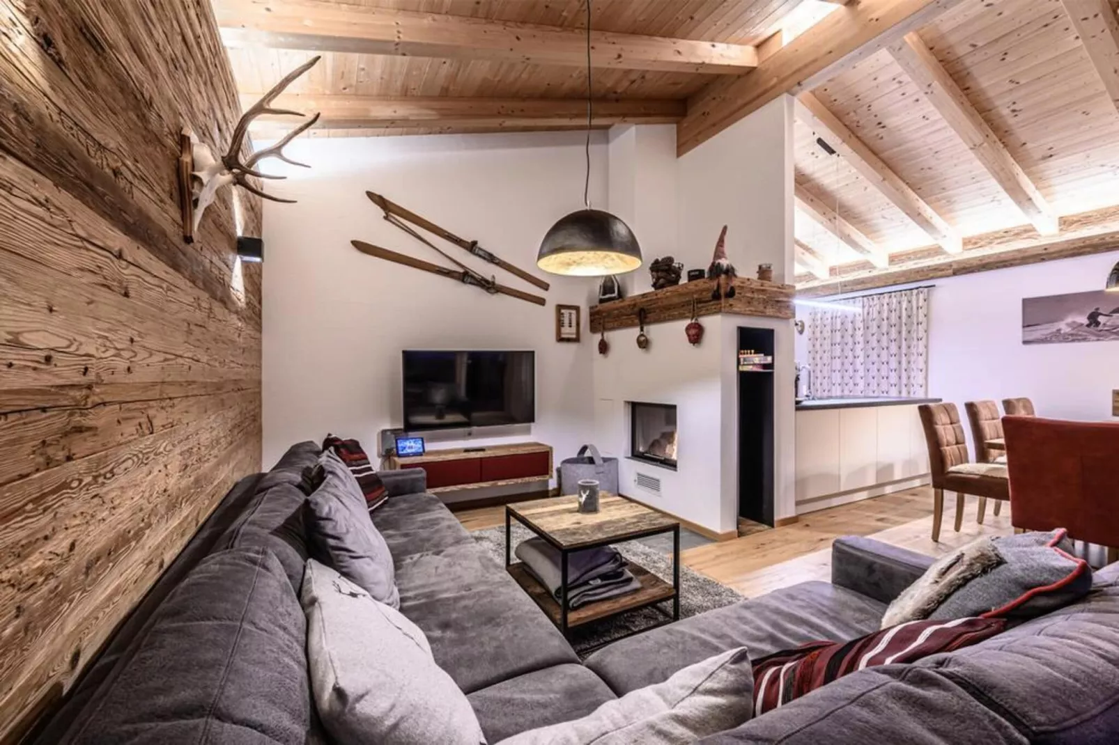 Nationalpark Chalet Dreiherrenspitze - Woonkamer