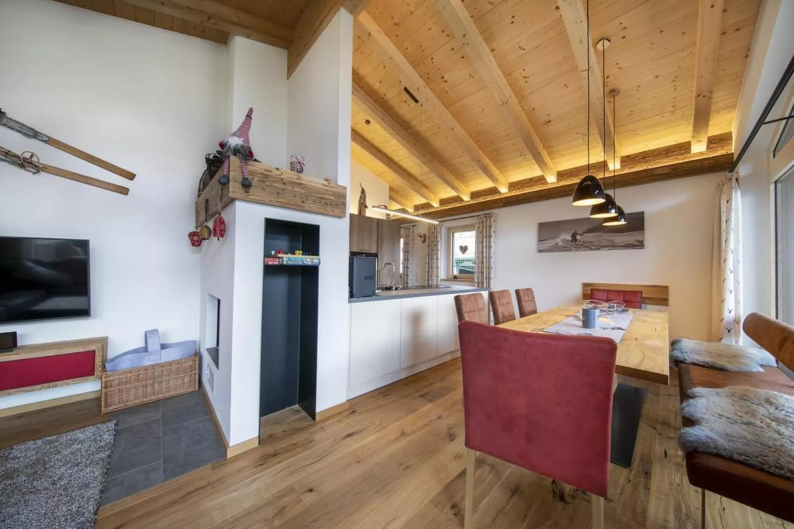 Nationalpark Chalet Dreiherrenspitze - Eetkamer