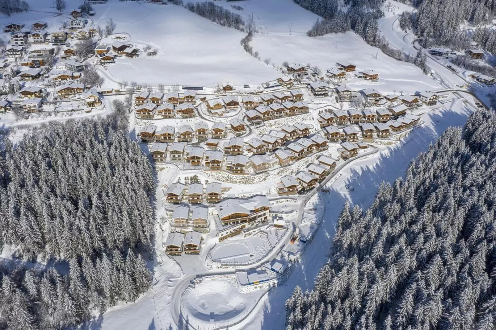 Nationalpark Chalet Dreiherrenspitze - Uitzicht winter